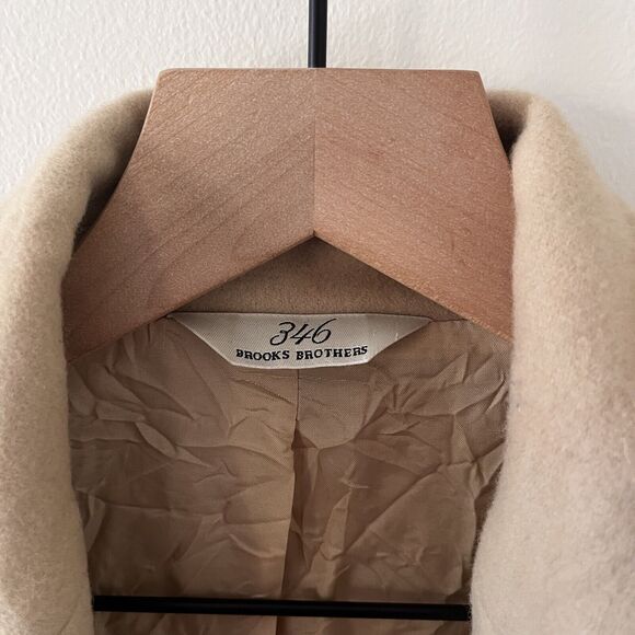 Brooks Brothers Women's Warm Lined Blazer Camel Tan Brown - Medium - Picture 2 of 5